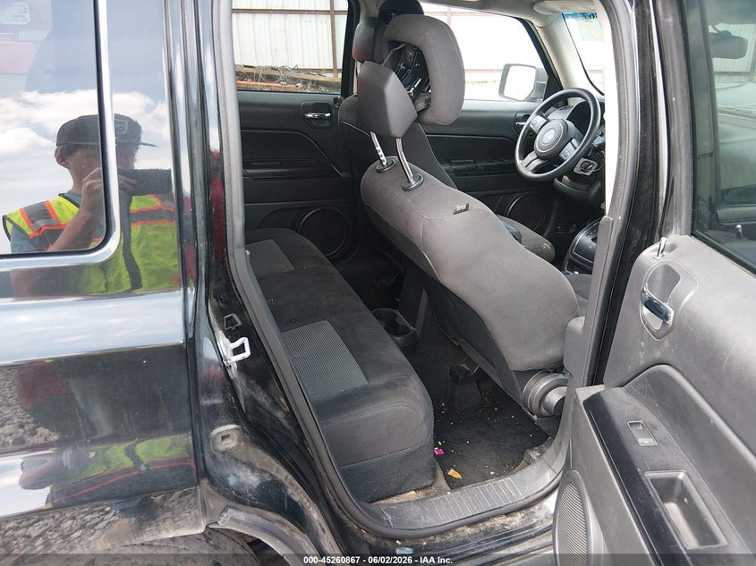 2016 Jeep Liberty (patriot) VIN 1C4NJPBA6GD553109 IAAI salvage auction — REAR END, Salvage Title, sold $175 on 2026-07-09 (photo 8)