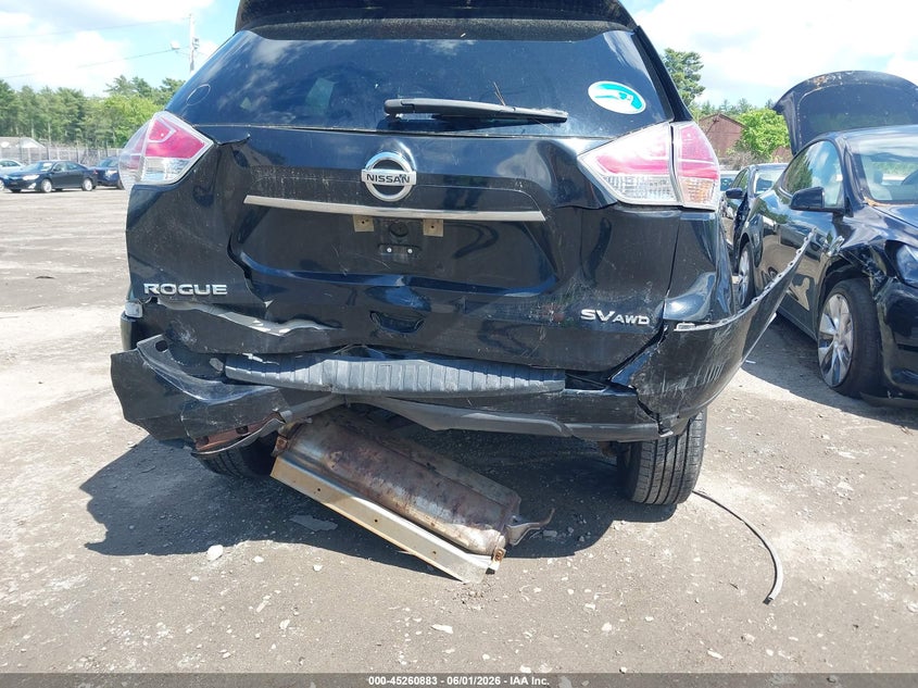 2015 Nissan Rogue VIN KNMAT2MV6FP536674 IAAI salvage auction — REAR END, Salvage (Massachusetts), sold $425 on 2026-07-24 (photo 6)