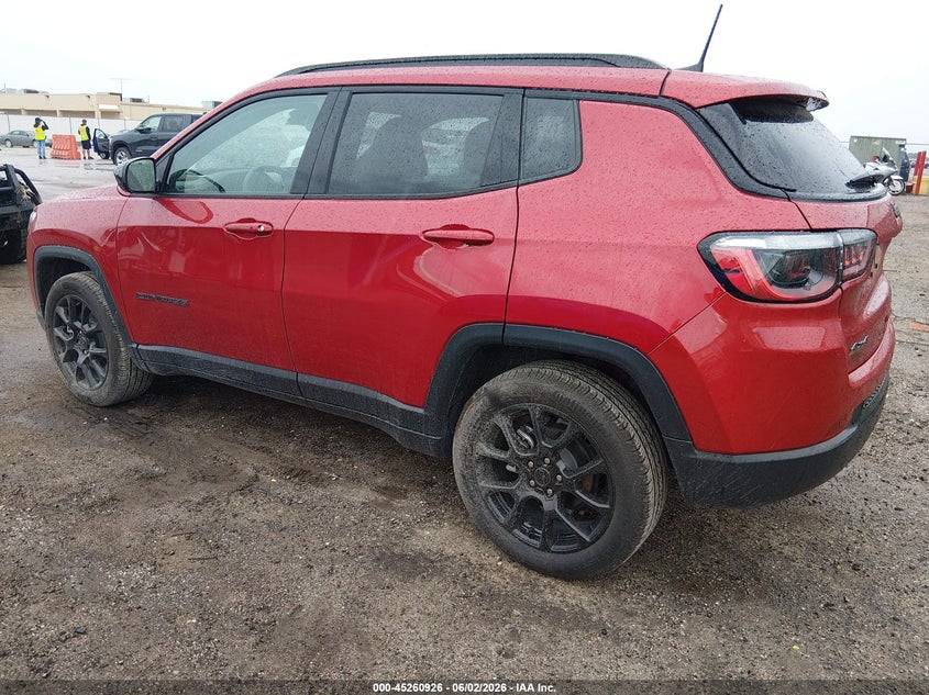 2025 Jeep Compass VIN 3C4NJDBN5ST566485 IAAI salvage auction — HAIL, Salvage Title, sold $25 on 2026-07-24 (photo 3)