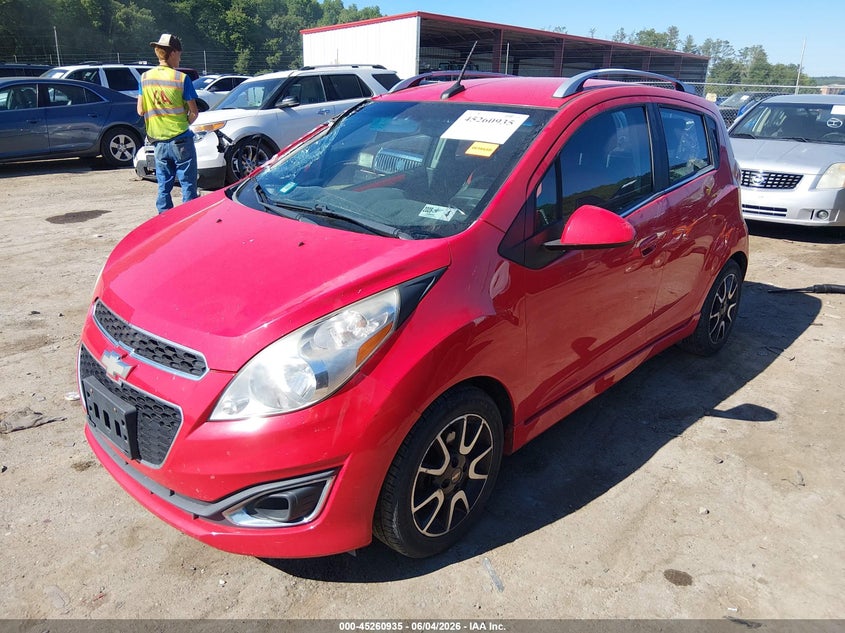 2013 Chevrolet Spark VIN KL8CF6S90DC565033 IAAI salvage auction — FRONT END, Salvage (West Virginia), sold $175 on 2026-07-08 (photo 2)
