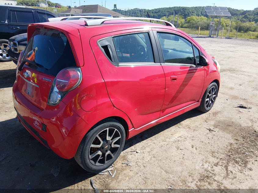 2013 Chevrolet Spark VIN KL8CF6S90DC565033 IAAI salvage auction — FRONT END, Salvage (West Virginia), sold $175 on 2026-07-08 (photo 4)