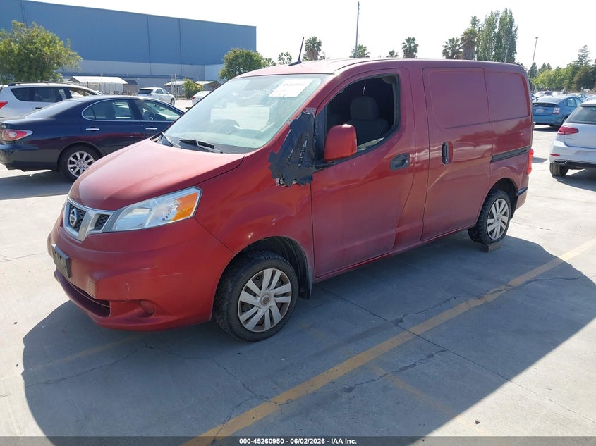 2017 Nissan Nv200 VIN 3N6CM0KN0HK705554 IAAI salvage auction — REAR END, Salvage Title, sold $900 on 2026-07-06 (photo 2)