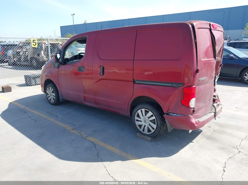 2017 Nissan Nv200 VIN 3N6CM0KN0HK705554 IAAI salvage auction — REAR END, Salvage Title, sold $900 on 2026-07-06 (photo 3)