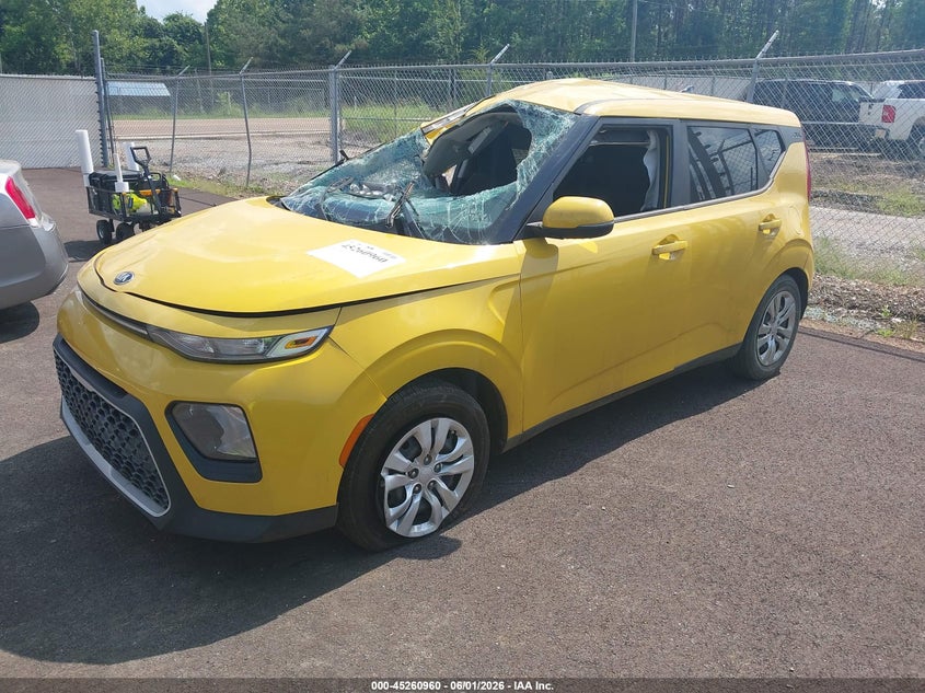 2020 Kia Soul VIN KNDJ23AU2L7114532 IAAI salvage auction — ROOF, Salvage (Mississippi), sold $1,150 on 2026-07-23 (photo 2)