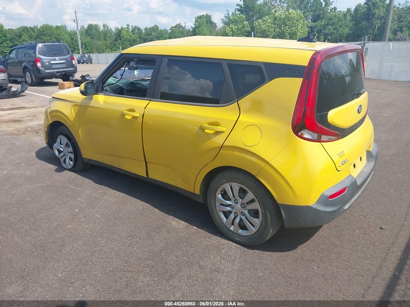 2020 Kia Soul VIN KNDJ23AU2L7114532 IAAI salvage auction — ROOF, Salvage (Mississippi), sold $1,150 on 2026-07-23 (photo 3)