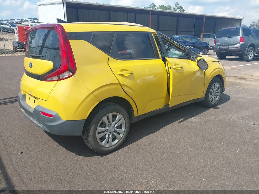 2020 Kia Soul VIN KNDJ23AU2L7114532 IAAI salvage auction — ROOF, Salvage (Mississippi), sold $1,150 on 2026-07-23 (photo 4)