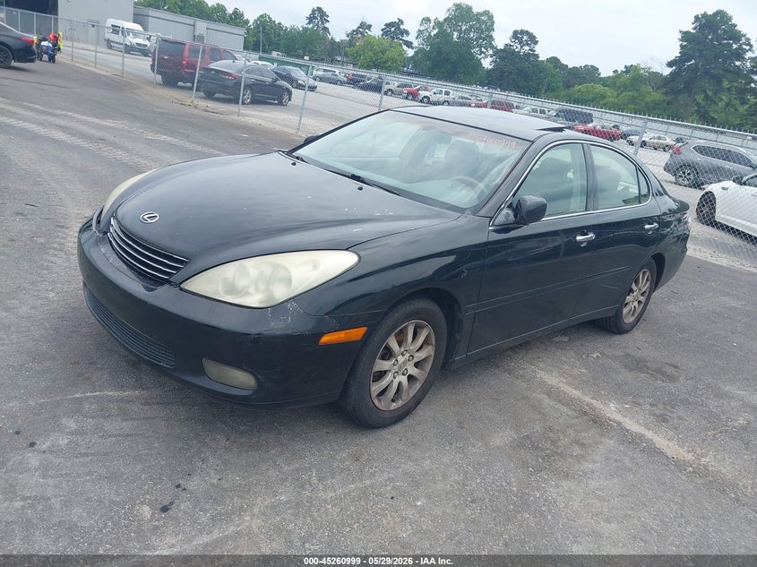 2003 Lexus ES VIN JTHBF30G630108633 IAAI salvage auction — NORMAL WEAR, Clear (Georgia), sold $450 on 2026-07-15 (photo 2)
