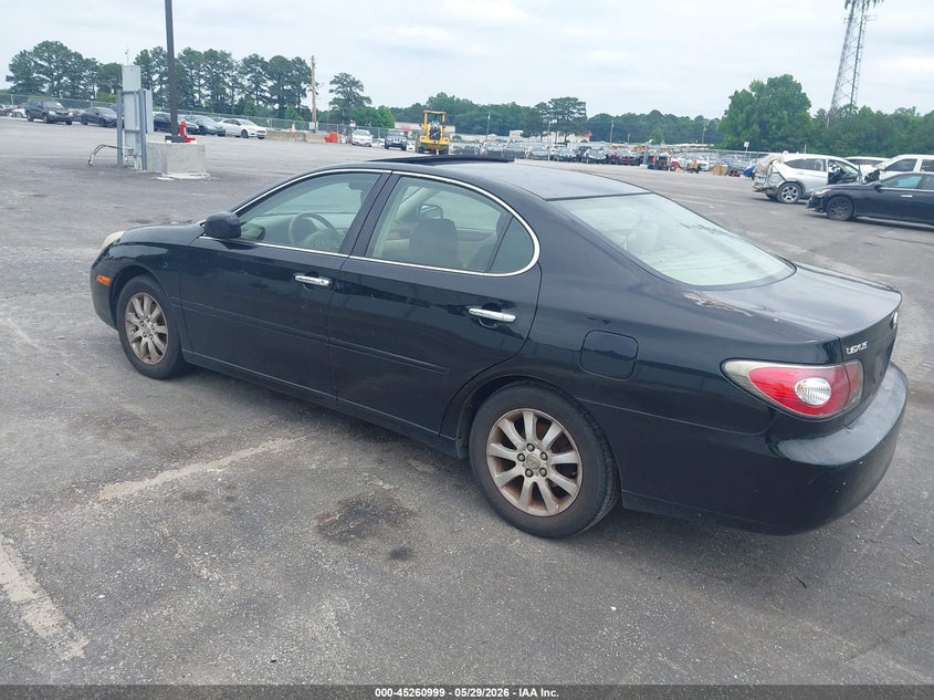 2003 Lexus ES VIN JTHBF30G630108633 IAAI salvage auction — NORMAL WEAR, Clear (Georgia), sold $450 on 2026-07-15 (photo 3)