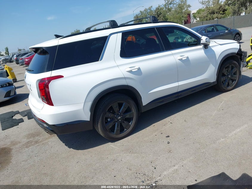 2024 Hyundai Palisade VIN KM8R34GE8RU767619 IAAI salvage auction — FRONT END, Salvage (California), sold $5,700 on 2026-07-29 (photo 4)