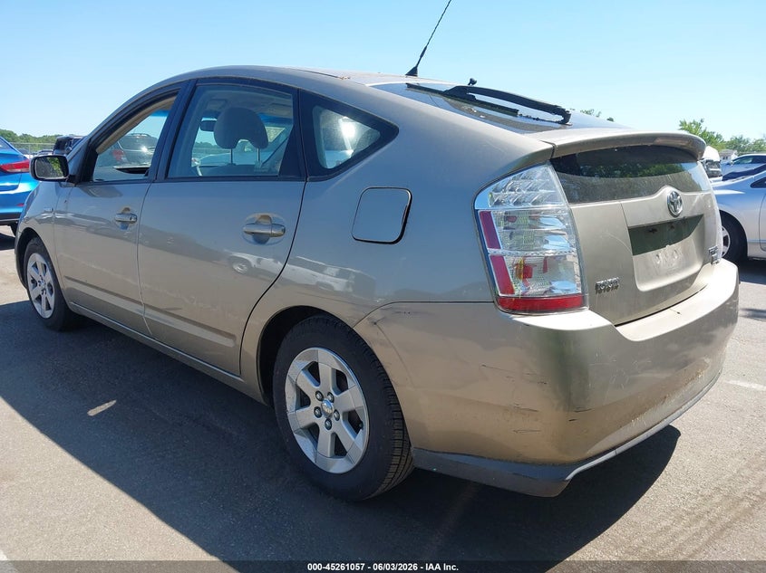 2007 Toyota Prius VIN JTDKB20U177577493 IAAI salvage auction — LEFT REAR, Clear (New Jersey), sold $550 on 2026-07-13 (photo 3)