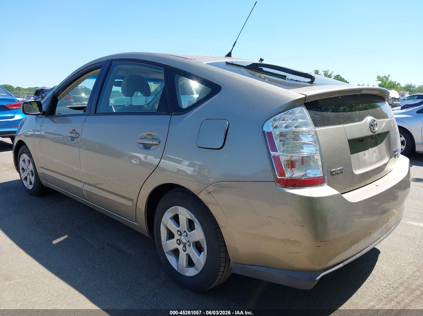 2007 Toyota Prius VIN JTDKB20U177577493 IAAI salvage auction — LEFT REAR, Clear (New Jersey), sold $550 on 2026-07-13 (photo 6)