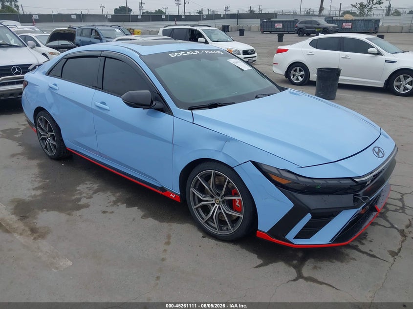2024 Hyundai Elantra n VIN KMHLW4DKXRU021535 — IAAI salvage auction photo