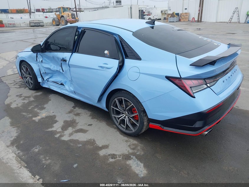 2024 Hyundai Elantra n VIN KMHLW4DKXRU021535 IAAI salvage auction — LEFT & RIGHT, Wait Title, sold $8,975 on 2026-09-08 (photo 3)