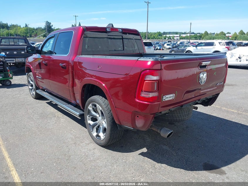 2019 Ram 1500 VIN 1C6SRFKT8KN793599 IAAI salvage auction — REAR END, Salvage (Oregon), sold $17,600 on 2026-07-25 (photo 3)