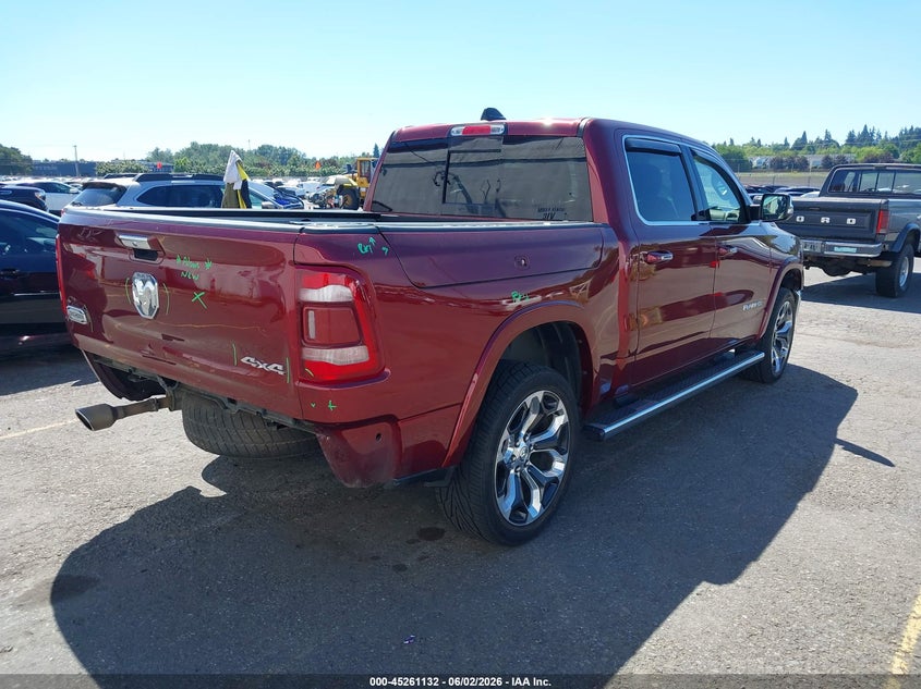 2019 Ram 1500 VIN 1C6SRFKT8KN793599 IAAI salvage auction — REAR END, Salvage (Oregon), sold $17,600 on 2026-07-25 (photo 4)