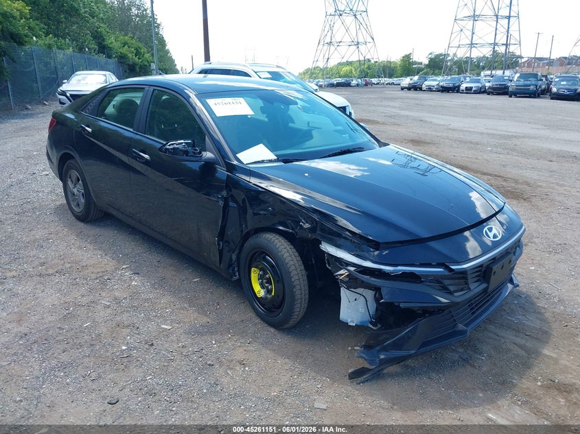 2025 Hyundai Elantra VIN KMHLL4DG4SU938531 IAAI salvage auction — FRONT END, Salvage (Pennsylvania), sold $4,950 on 2026-07-31 (photo 1)