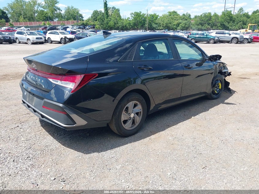 2025 Hyundai Elantra VIN KMHLL4DG4SU938531 IAAI salvage auction — FRONT END, Salvage (Pennsylvania), sold $4,950 on 2026-07-31 (photo 4)