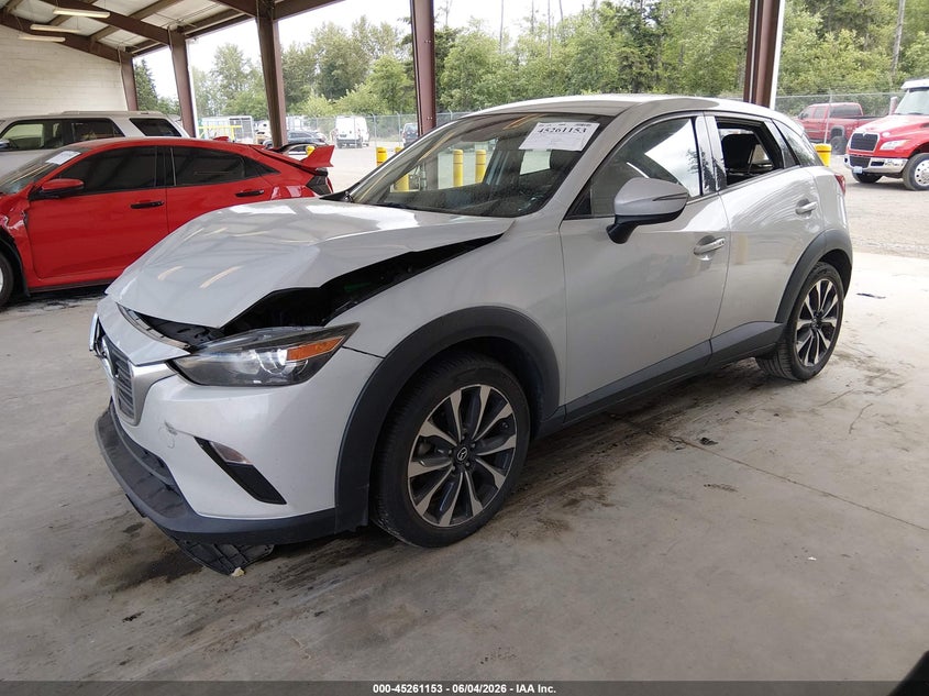 2019 Mazda Cx-3 VIN JM1DKFC71K1446565 IAAI salvage auction — FRONT END, Salvage Title, sold $3,500 on 2026-07-08 (photo 2)