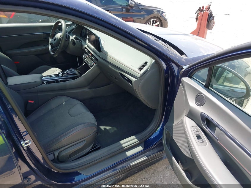 2022 Hyundai Sonata VIN 5NPEK4JCXNH146948 IAAI salvage auction — HAIL, Original (Texas), sold $9,975 on 2026-07-07 (photo 5)