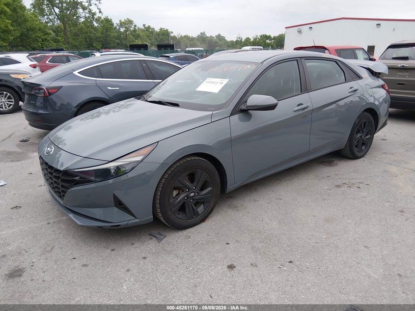 2022 Hyundai Elantra VIN KMHLM4AG2NU246712 IAAI salvage auction — REAR END, Salvage (Kentucky), sold $3,800 on 2026-07-31 (photo 2)