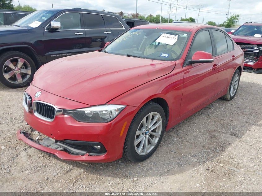 2016 BMW 3er VIN WBA8A9C57GK617743 IAAI salvage auction — RIGHT FRONT, Salvage Title, sold $3,050 on 2026-07-20 (photo 2)