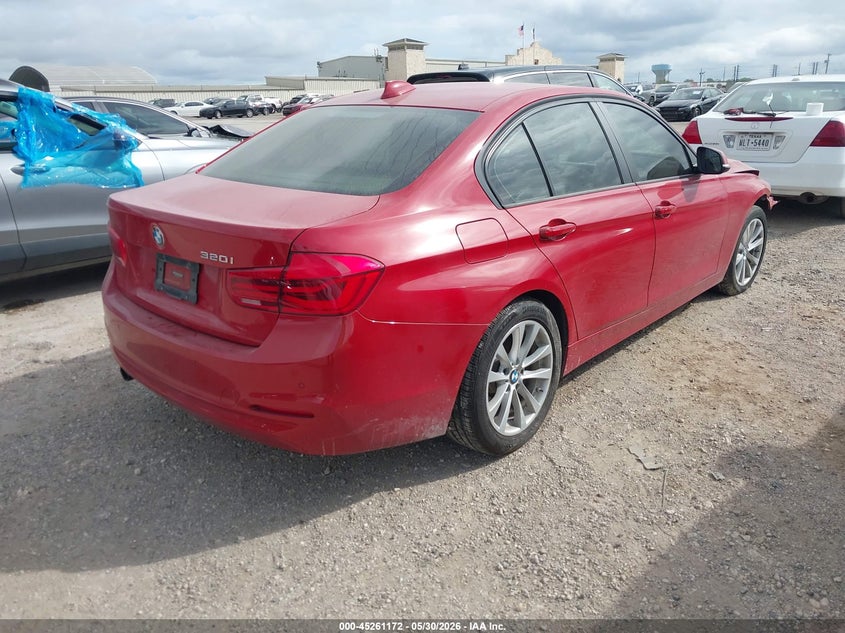 2016 BMW 3er VIN WBA8A9C57GK617743 IAAI salvage auction — RIGHT FRONT, Salvage Title, sold $3,050 on 2026-07-20 (photo 4)