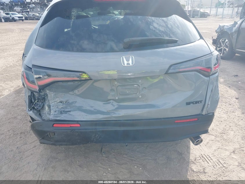 2024 Honda Hr-v VIN 3CZRZ1H55RM729876 IAAI salvage auction — FRONT & REAR, Certificate Of Destruction (Florida), sold $3,300 on 2026-08-01 (photo 6)