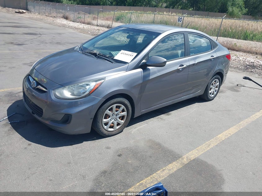 2014 Hyundai Accent VIN KMHCT4AE9EU614143 IAAI salvage auction — NORMAL WEAR, Clear (Utah), sold $350 on 2026-07-09 (photo 2)