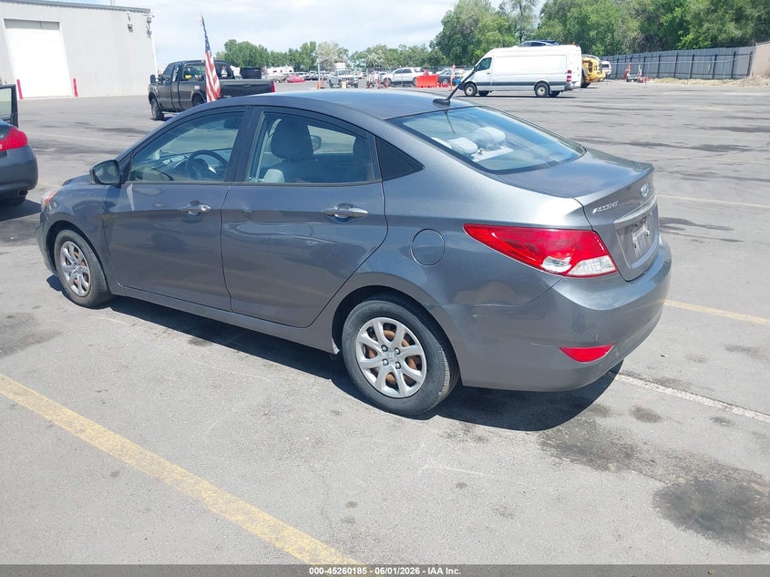 2014 Hyundai Accent VIN KMHCT4AE9EU614143 IAAI salvage auction — NORMAL WEAR, Clear (Utah), sold $350 on 2026-07-09 (photo 3)