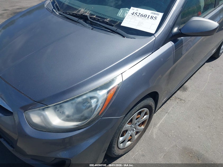 2014 Hyundai Accent VIN KMHCT4AE9EU614143 IAAI salvage auction — NORMAL WEAR, Clear (Utah), sold $350 on 2026-07-09 (photo 6)