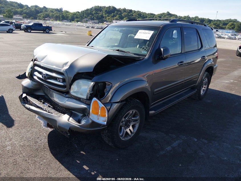2003 Toyota Sequoia VIN 5TDBT48A33S194528 IAAI salvage auction — FRONT END, Salvage (Illinois), sold $825 on 2026-07-21 (photo 2)