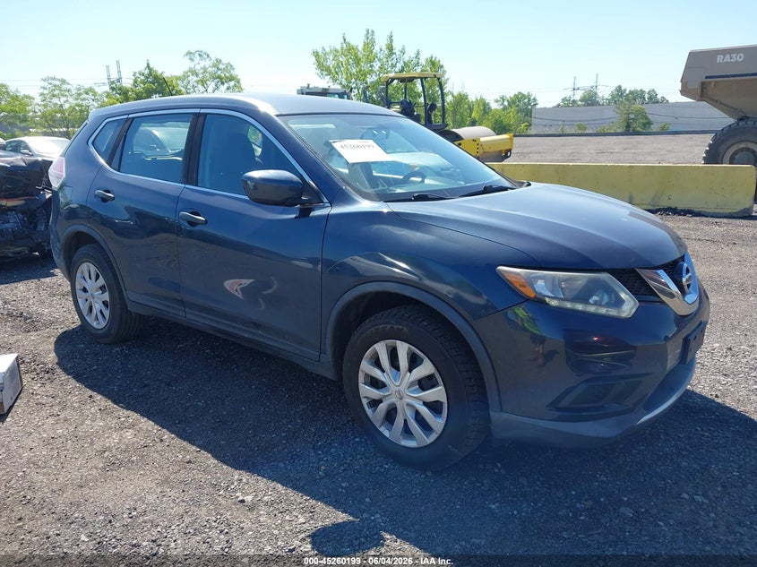 2016 Nissan Rogue VIN KNMAT2MV2GP670423 IAAI salvage auction — REAR END, Salvage Title, sold $525 on 2026-07-21 (photo 1)