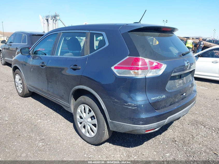 2016 Nissan Rogue VIN KNMAT2MV2GP670423 IAAI salvage auction — REAR END, Salvage Title, sold $525 on 2026-07-21 (photo 6)
