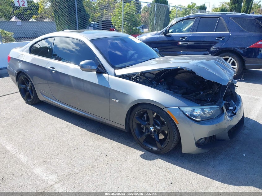 2012 BMW 3er VIN WBAKG7C57CE802165 IAAI salvage auction — FRONT END, Salvage Title, sold $2,400 on 2026-07-16 (photo 1)