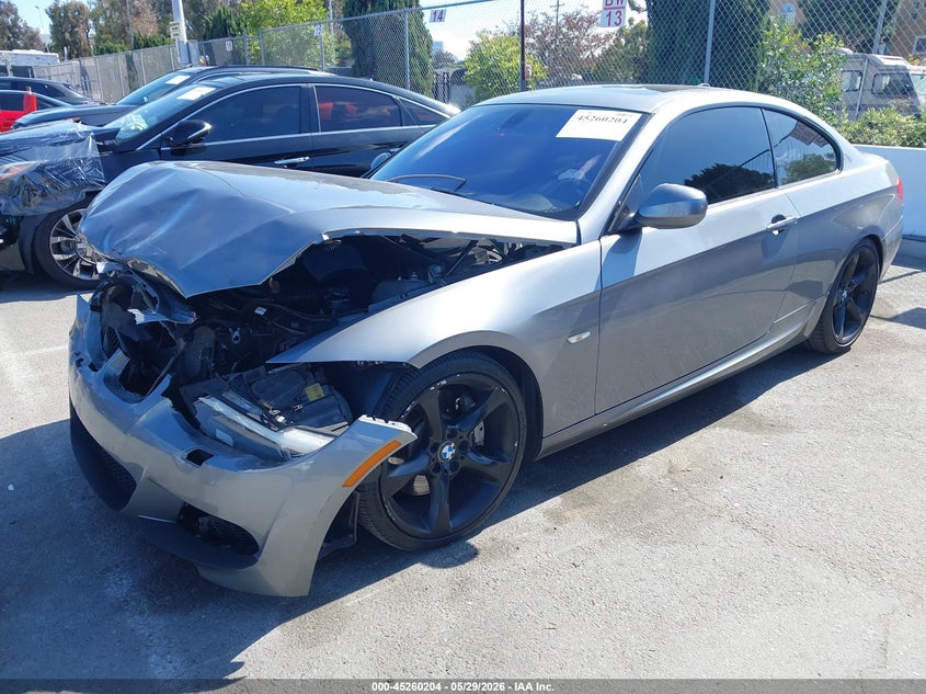2012 BMW 3er VIN WBAKG7C57CE802165 IAAI salvage auction — FRONT END, Salvage Title, sold $2,400 on 2026-07-16 (photo 2)