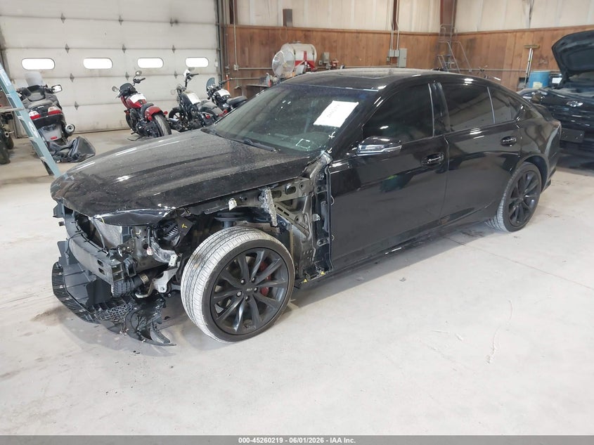 2021 Cadillac Ct5 VIN 1G6DU5RK0M0106335 IAAI salvage auction — FRONT END, Salvage Title, sold $10,100 on 2026-08-26 (photo 2)