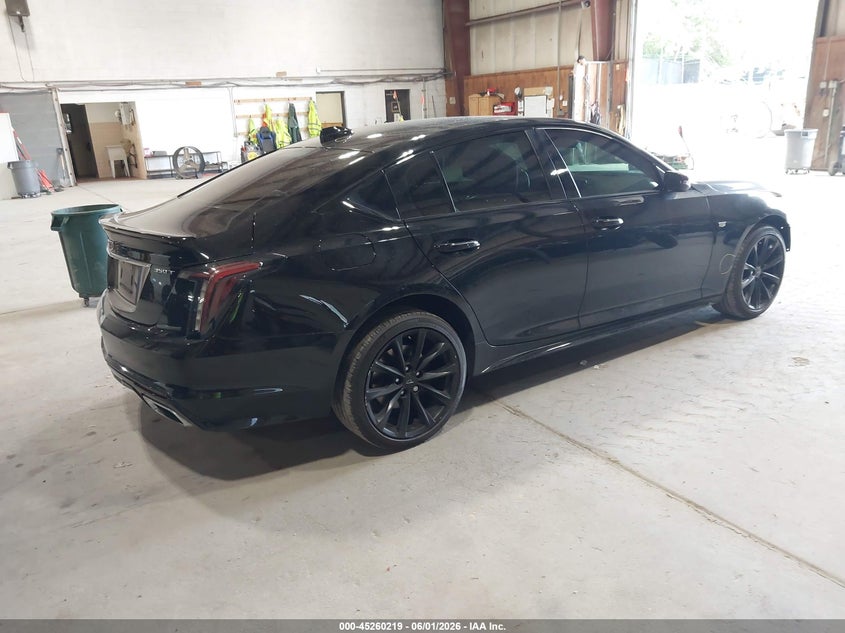 2021 Cadillac Ct5 VIN 1G6DU5RK0M0106335 IAAI salvage auction — FRONT END, Salvage Title, sold $10,100 on 2026-08-26 (photo 4)