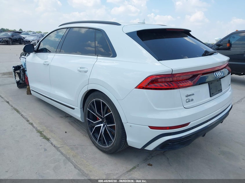 2022 Audi Q8 VIN WA1FVBF14ND024335 IAAI salvage auction — FRONT END, Original (Texas), sold $24,450 on 2026-07-29 (photo 3)