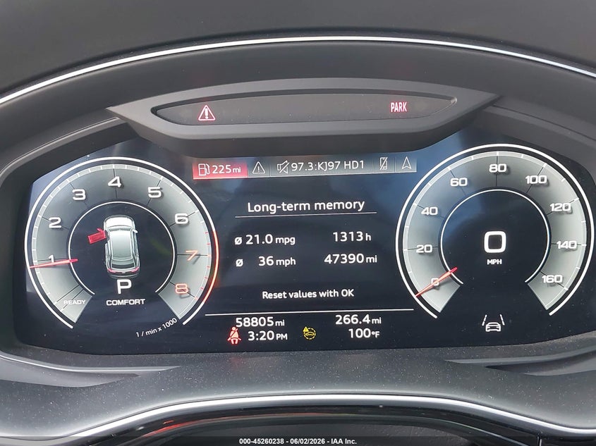 2022 Audi Q8 VIN WA1FVBF14ND024335 IAAI salvage auction — FRONT END, Original (Texas), sold $24,450 on 2026-07-29 (photo 7)