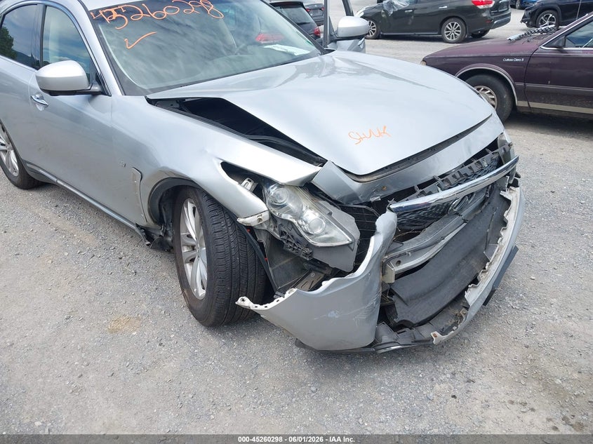 2017 Infiniti Qx70 VIN JN8CS1MW2HM413459 IAAI salvage auction — FRONT END, Salvage Title, sold $425 on 2026-07-21 (photo 6)
