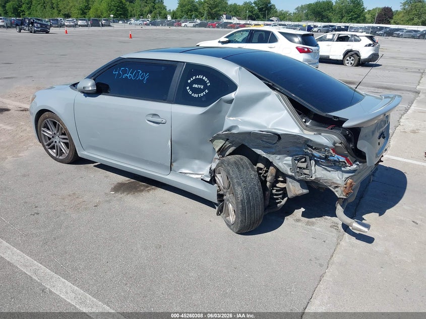 2011 Scion Tc VIN JTKJF5C72B3008488 IAAI salvage auction — REAR END, Clear (Indiana), sold $700 on 2026-07-10 (photo 3)
