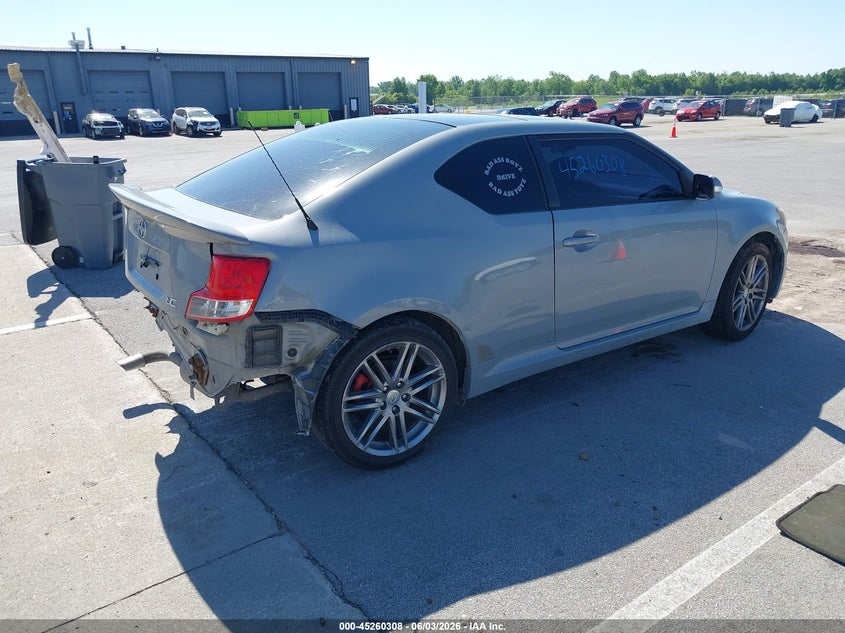 2011 Scion Tc VIN JTKJF5C72B3008488 IAAI salvage auction — REAR END, Clear (Indiana), sold $700 on 2026-07-10 (photo 4)