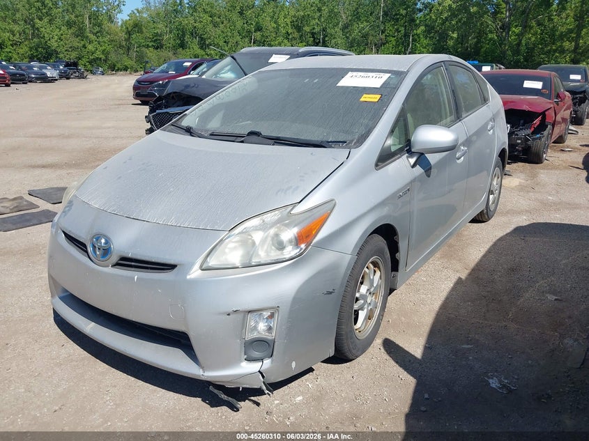 2011 Toyota Prius VIN JTDKN3DU8B0313552 IAAI salvage auction — LEFT SIDE, Salvage (Ohio), sold $1,100 on 2026-07-14 (photo 2)