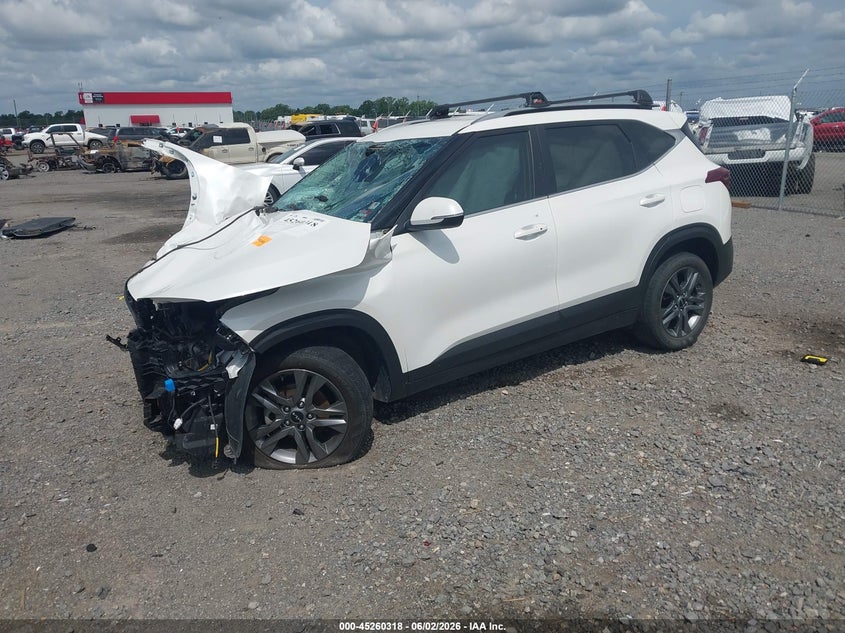 2023 Kia Seltos VIN KNDEU2AA8P7459470 IAAI salvage auction — FRONT END, Salvage (Arkansas), sold $1,350 on 2026-07-15 (photo 2)