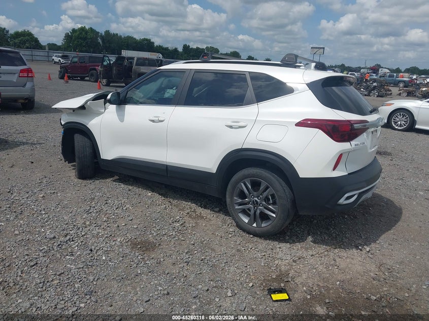2023 Kia Seltos VIN KNDEU2AA8P7459470 IAAI salvage auction — FRONT END, Salvage (Arkansas), sold $1,350 on 2026-07-15 (photo 3)