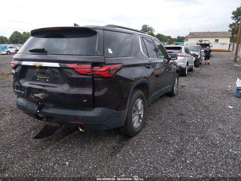 2022 Chevrolet Traverse VIN 1GNEVHKW1NJ142907 IAAI salvage auction — REAR END, Clear (South Carolina), sold $8,700 on 2026-07-28 (photo 4)