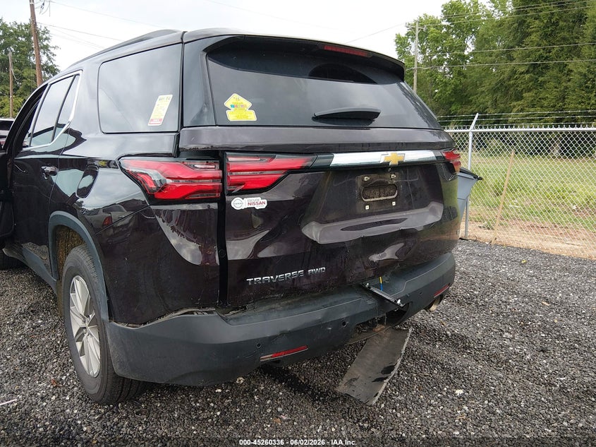 2022 Chevrolet Traverse VIN 1GNEVHKW1NJ142907 IAAI salvage auction — REAR END, Clear (South Carolina), sold $8,700 on 2026-07-28 (photo 6)