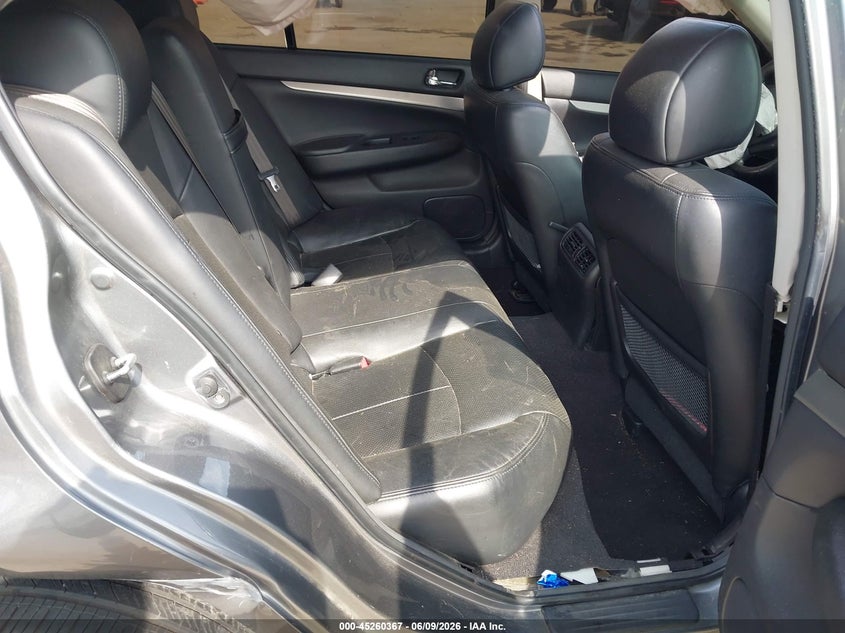 2013 Infiniti G VIN JN1CV6AR3DM357379 IAAI salvage auction — FRONT END, Salvage Title, sold $300 on 2026-07-10 (photo 8)