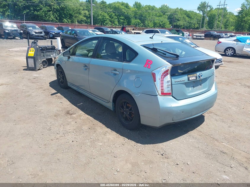 2014 Toyota Prius VIN JTDKN3DU5E1748835 IAAI salvage auction — NORMAL WEAR, Clear (New Jersey), sold $1,625 on 2026-07-15 (photo 3)