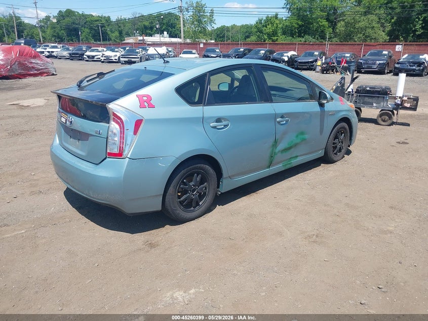 2014 Toyota Prius VIN JTDKN3DU5E1748835 IAAI salvage auction — NORMAL WEAR, Clear (New Jersey), sold $1,625 on 2026-07-15 (photo 4)